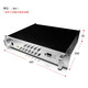 LINGSHENG high-power constant voltage and constant resistance power amplifier campus public address system 5-zone power amplifier emergency publicity emergency broadcast 200W