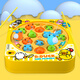 B.DUCK Children's Fishing Toy Magnetic 3 Baby Intelligence Brain Hand and Eye Coordination Focus Training Electric Music Rotation