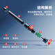 Shanze (Samzhe) Red Fasertest Stift 10mw Rotlichtquelle Tester 10 km leichter Stift/Lichtstift SC/FC/ST-Gelenkkaltanschluss Universal GQB-10W