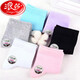 Chaussettes pour femmes de Langsha (Langsha), chaussettes en coton blanc moyen, automne et hiver, chaussettes des étudiants entièrement coton