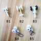 Curtain track accessories pulley wheel auxiliary material roller old straight rail curved rail guide rail hook ring slide rail running wheel pulley A4 style 30 pcs