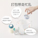 Xiaoyaxiang [three packs] Breast pump storage bag waterproof baby bottle diaper bag tidy bag tie pocket drawstring bag Xiaoyaxiang blue 21x25cm three packs
