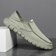 Belle strolls old Beijing cloth shoes men's summer trendy shoes canvas shoes men lazy people drive soft sole no laces light and breathable YS9901 beige 42