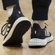Adidas Casual Chores Chaussures pour hommes Nouvelles chaussures de sport 4D Princes d'amortisseur et chaussures de course respirantes GX9249 GX9249 Couleur en noir et blanc correspondant 40