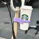 TKHE suitable for brompton small cloth folding bicycle accessories decorative milk tea coffee cup holder kettle cup holder apple green