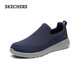 斯凯奇（Skechers）男鞋夏季一脚蹬健步鞋软底透气网面休闲运动鞋54626