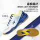
YONEX new Yonex badminton shoes men's shoes women's shoes non-slip wear-resistant yy ultra-light shock-absorbing sports shoes SHB510WCR white and blue wide last comfortable model 42=270mm