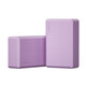 Langwei Yoga Bricks High Density Non-Slip Children's Dance Bricks Dancing Adult Leg Presses Auxiliary Practice Foam Bricks Fitness Equipment Taro Purple - 2 Pack 150g [Shore Hardness 352]