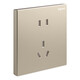 Panel de zócalo de interruptor de legrand Yijing Milán Gold Five Hole con Housevolio USB 86 Tipo de doble control de la pared enchufe de cinco hoyos