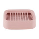 Camellia soap box plastic soap box double drain soap rack laundry soap box 2 pack 2213 color random 2 pack