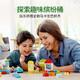 LEGO building block assembly Debao 10913 creative colorful large green barrel large particle building block table children's toy birthday gift