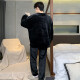
Pajamas men's autumn and winter flannel thickened warm round neck cartoon students among teenagers loose men's home clothes WYEX3887 L (recommended 90-115 Jin [Jin equals 0.5 kg])