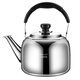 HUYO food grade 316 stainless steel kettle large capacity household open flame hot water kettle gas induction cooker old-fashioned tea kettle antibacterial 316 steel kettle water boiling sound 5L