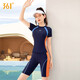361 swimsuit women's conservative split three-quarter square angle to cover the belly and look slimming seaside vacation plus size hot spring swimsuit
