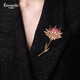 Eternelle French Eternal High-end Brooch Feminine Light Luxury High-Quality Pin Button Collar Brooch Birthday Gift