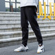 Adidas阿迪达斯男裤春季新款小脚裤子运动裤针织收口休闲跑步长裤GK9226 FI1476/黑色/加绒保暖 M /175/80A