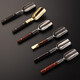 Jinge Pu'er tea spoon tea set accessories solid wood tea spoon Damascus tea tea shovel Kung Fu tea set Liujunzi ebony stainless steel tea spoon