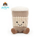 JellyCat Fun Coffee mit Tasse süßes Essen Plüsch Puppe Komfort Puppe Geburtstag Chinesisches Valentinstag Geschenk grau eine Größe