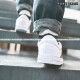 adidas阿迪达斯男鞋女鞋 NEO 潮流百搭舒适简约低帮网球运动休闲板鞋 情侣款 帆布面 白色AW3889 36码/3.5(UK)