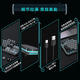 Forward (EWEADN) TK870 mechanical keyboard wired e-sports game backlight desktop computer laptop universal office typing Internet cafe peripherals black-blue light [upgraded metal panel-wing streamer] tea shaft [office code]