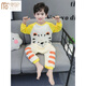 
Modal children's one-piece pajamas summer baby boy air conditioning suit summer thin boy modal sleeping bag anti-kick spring and autumn