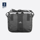 Decathlon City Light Outdoor Waist Bag Mobile Crossbody Bag Card Bag Close-fitting Light Hiking Bag Obsidian Black 16cm Height*18cm Width*4cm Thick
