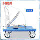 Leyou Baiyi small trolley flatbed truck 110*65cm two tubes thickened trolley warehouse factory folding logistics