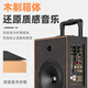 CHIGO high-volume square dance audio high-power mobile portable trolley speaker outdoor stall live broadcast wireless Bluetooth home karaoke singing and dancing speaker standard + wireless microphone x2 official standard