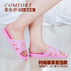 Simeijiang Home Crystal Slippers pour femmes en été en plastique extérieur Chaussures plates transparentes non glissées anti-glissage anti-odor pantoufles de salle de bain sandales intérieures rose - modèle principal 236 38 Convient pour 37 pieds de taille - pieds gras larges 36