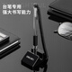 得力(deli)拔帽中性笔替芯 台笔专用笔芯0.5mm弹簧头 黑色20支/盒S758
