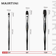 
Martini Black Fatty Watercolor Pen Flat Head Painting Brush Squirrel Brush Acrylic Painting Flat Head Pen 3 Combination Set Q728