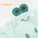 Balabala children's thin down jacket for boys and girls in winter style fashion boys and babies baby clothes and babies pink green A41416-white duck down 100cm filling amount 26g