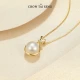 Zhou Dasheng Silver Necklace Freshwater Pearl Clavicle Chain Pendant for Mom Birthday Gift Mother's Day Gift New Year Gift Lucky Bag Pearl Necklace