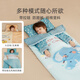 JOYNCLEON Baby Sleeping Bag Spring, Autumn and Winter Baby Thickened Anti-Kick Quilt Magic Device for Children All-in-One Elephant-Removable Bile/Winter Style Thin Bile + Thick Bile S Size 65*100cm Recommended Age 0-2 Years