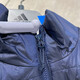 Adidas clover cotton vest Herbst und Winter neuer Standkragen Wind Sport tragen warme Baumwollkleidung lässige ärmellose Jacke HL9216 Blau XS