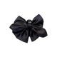 Xinghengmeng Big Bow Clip Women's 2024 High-end Face Revealing Small Back Head Hair Shark Clip Large Clip Hairpin Decoration Black Satin Bow Clip
