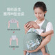 
Yumeizhen (YOUMEIZHEN) Japanese baby holding artifact Liberation of hands baby going out horizontally hugging waist stool turban newborn baby strap front hugging style matcha green (cloth style) single size
