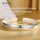 The only (Winy) silver bracelet for women, solid pure silver 9999 silver bracelet, jewelry, plain ring, young style, birthday gift for mother and girlfriend, high-end light luxury, practical silver bracelet for mother and wife, silver bracelet with certificate gift box, 301g imperial concubine bracelet