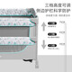 Taimei High pliable berceau mobile épissage multi-fonction lit de bébé avec table de couches artefacts de couchage nouveau-nés à feuilles naturelles de feuille naturelle [110 * 68 * 76cm]