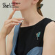 Sie ist Acacia Girl Girl Bunte Schmetterling Dream Sticked Butterfly Brosche für Frauen Mode Corsage Pin Geburtstag Geschenk für Freundin