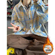Xuanfanduo American Retro Trendy Plaid Velavet à manches longues Chemise épaissie Mend Men's Automne et Hiver Nouvelle veste de chemise polyvalente C9734 Rose rouge M Recommandé 90-110Jin [Jin est égal à 0,5 kg]