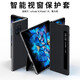 Carrenton подходит для Care Vivo X Fold Mobile Phore Case Onuine Leather Cofte Protective Case Ecring Emply-включенное смарт-окно Flip Flip Anti-Fall Vivo X-Fold [Ice Crystal Blue] Первый слой Cowhide | флип -стиль