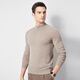 Shanshan woolen sweater half turtleneck thickened woolen sweater containing cashmere warm and comfortable men's autumn and winter skin-friendly soft bottoming shirt