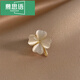 MUSIYU small brooch with bow on chest, no-seam shirt, anti-exposure button, versatile pin 14# bow pin