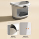 Kaimiao Kaaimool Children's Bath Bucket Bath Bucket Bath Bucket Bath Bucket Bath Bucket Swimming can sit on the big bath Bucket Debang Home Ash + Shower + Zhuanzhuan Le Gift Pack