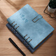 Tengxiong Loge Lave Notebook Simple haute valeur en forme de bouton en forme de U Record de carnet amovible et épaissis Business Boxs souvenirs Souvenirs coffre