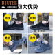 
BIUTEE brand light luxury men's shoes new insulated labor-saving shoes breathable anti-smash, anti-puncture, anti-slip, acid and alkali resistant work shoes for men 898 khaki 38