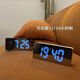小米（MI）米家通用ins简约LED夜光闹钟台式镜面时钟温度贪睡电池 719白色 LED镜面钟-送电池+USB线