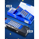Multifunctional stationery box for boys, children's combination lock pencil box, toy box, machine boy student's automatic double-layer plastic pencil box for primary school students, Transformers large-capacity pencil case, password type [astronaut] + whiteboard pen
