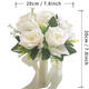 Collection de certificat de mariage de fleurs à main